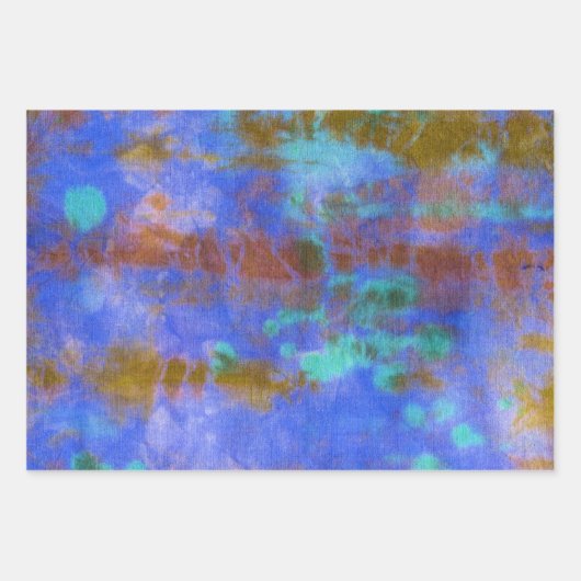 Tye Dye Komposition #9 von Michael Moffa Geschenkpapier Set (Vorderseite 3)