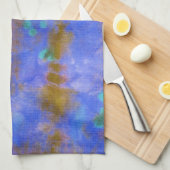 Tye Dye Komposition #9 von Michael Moffa Geschirrtuch (Viertel Falte)