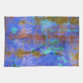 Tye Dye Komposition #9 von Michael Moffa Geschirrtuch (Horizontal)