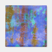 Tye Dye Komposition #9 von Michael Moffa Magnet (Vorne)