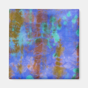 Tye Dye Komposition #9 von Michael Moffa Magnet