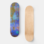 Tye Dye Komposition #9 von Michael Moffa Skateboard (Vorderseite)