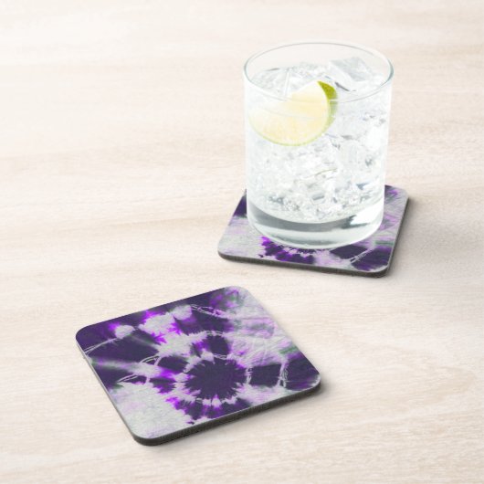 Tye Dye Komposition Nr. 1 von Michael Moffa Getränkeuntersetzer (Rechte Seite)