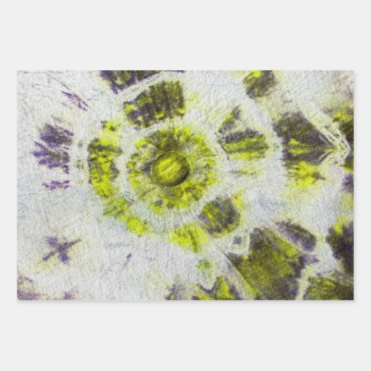 Tye Dye Komposition Nr. 3 von Michael Moffa Geschenkpapier Set (Vorderseite 3)