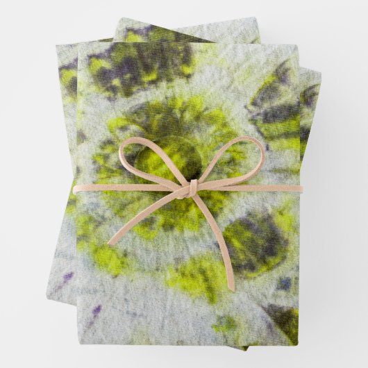 Tye Dye Komposition Nr. 3 von Michael Moffa Geschenkpapier Set (Beispiel)