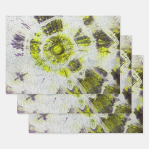 Tye Dye Komposition Nr. 3 von Michael Moffa Geschenkpapier Set
