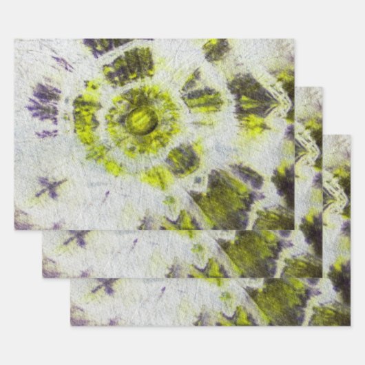 Tye Dye Komposition Nr. 3 von Michael Moffa Geschenkpapier Set (Set)