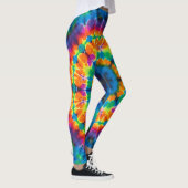 Tye-Dye, lebendig gefärbte Leggings (Rechts)