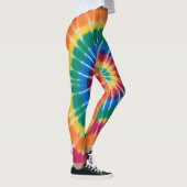 Tye-Dye, lebendig gefärbte Leggings (Rechts)
