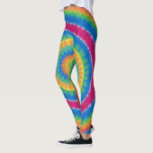 Tye-Dye, lebendig gefärbte Leggings (Links)