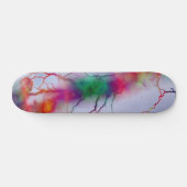Tye Dye Lightning Skateboard (Horizontal)