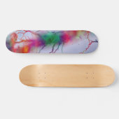 Tye Dye Lightning Skateboard (Horizontal)