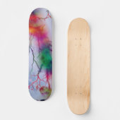 Tye Dye Lightning Skateboard (Vorderseite)