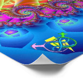 Tye Dye Lischous. Poster (Ecke)