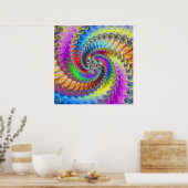 Tye Dye Lischous. Poster (Küche)