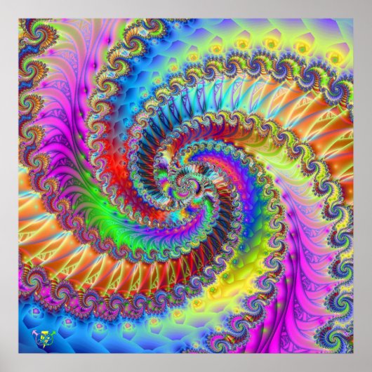 Tye Dye Lischous. Poster (Vorne)