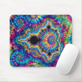 Tye Dye Mandelbrot-Fraktal Mousepad (Mit Mouse)