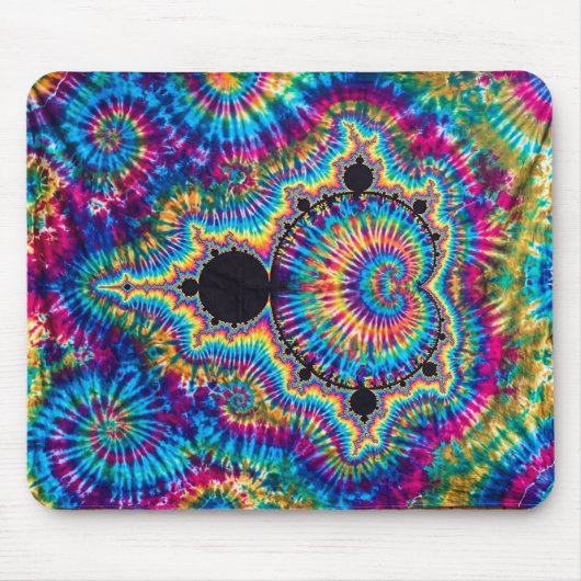 Tye Dye Mandelbrot-Fraktal Mousepad (Vorne)