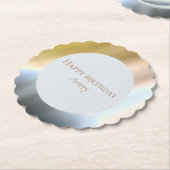 Tye Dye Paper Untersetzer (angewinkelt)