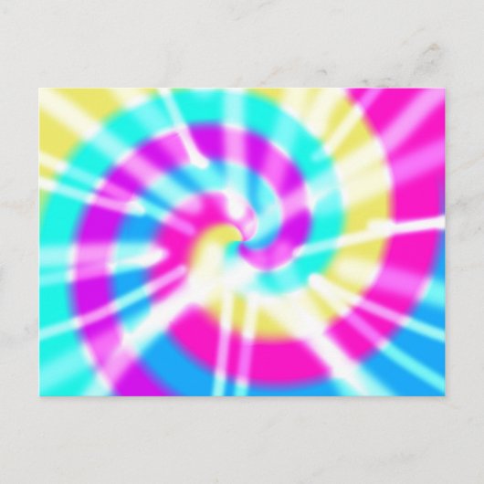 Tye Dye Pattern Postkarte (Vorderseite)
