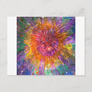 Tye-Dye Postkarte