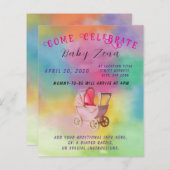 Tye-Dye Princess Babydusche (Vorne/Hinten)