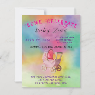 Tye-Dye Princess Babydusche