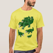 Tye Dye T - Shirt Alligators (Vorderseite)