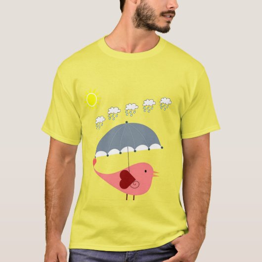 Tye Dye T - Shirt Birds (Vorderseite)