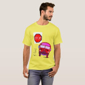 Tye Dye T-Shirt Schulbus (Vorne ganz)