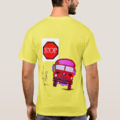Tye Dye T-Shirt Schulbus (Rückseite)