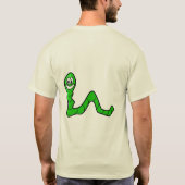 Tye Dye T - Shirt Würmer (Rückseite)