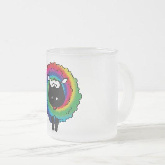 Tye FärSchafe Mattglastasse (VorderseiteRechts)