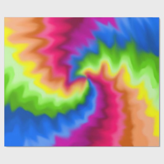 TyeDye Geschenkpapier (Flach)