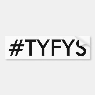 #TYFYS Autoaufkleber