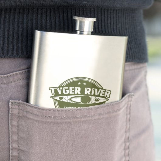 Tyger River, South Carolina Flachmann (Beispiel)