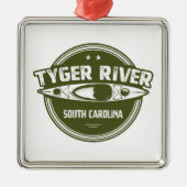 Tyger River, South Carolina Ornament Aus Metall (Vorne)