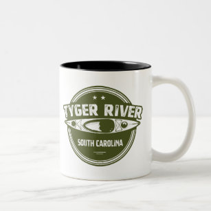 Tyger River, South Carolina Zweifarbige Tasse