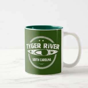 Tyger River, South Carolina Zweifarbige Tasse