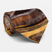 Tyger's Eye Gemstone Textures Krawatte (Gerollt)