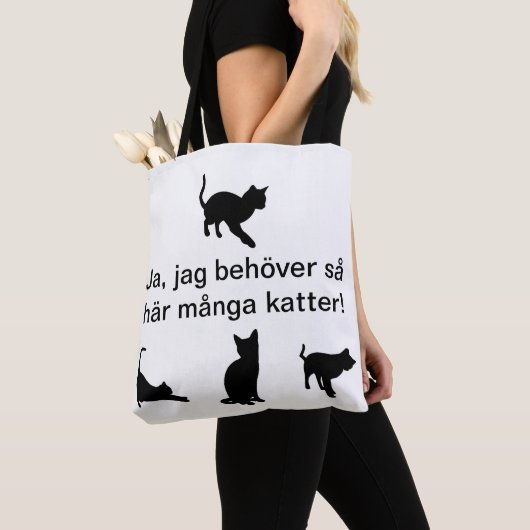 Tygkasse med katter tasche (Von Nahem)