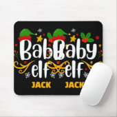 Tygraphy Baby Elf Fun Family Matching Baby T Shirt Mousepad (Mit Mouse)