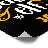 Tygraphy Baby Elf Fun Family Matching Baby T Shirt Poster (Ecke)