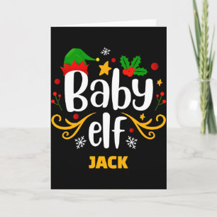 Tygraphy Baby Elf Lustige Familie Matching Baby  Karte
