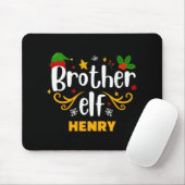 Tygraphy Brother Elf Fun Family Matching T Shirt Mousepad (Mit Mouse)