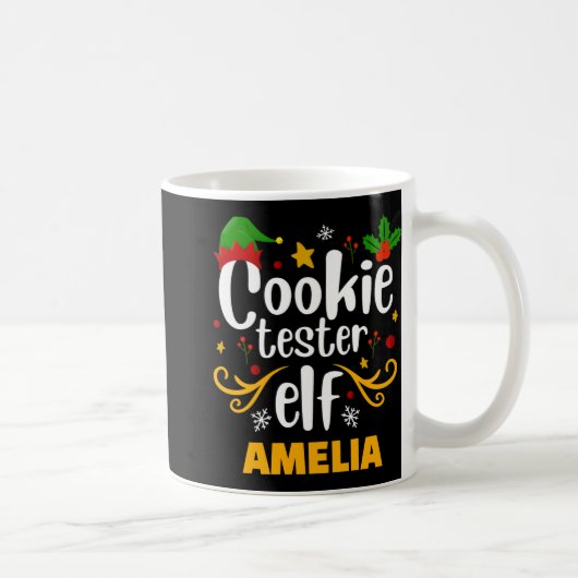 Tygraphy Cookie Tester Elf Family Matching  Kaffeetasse (Rechts)