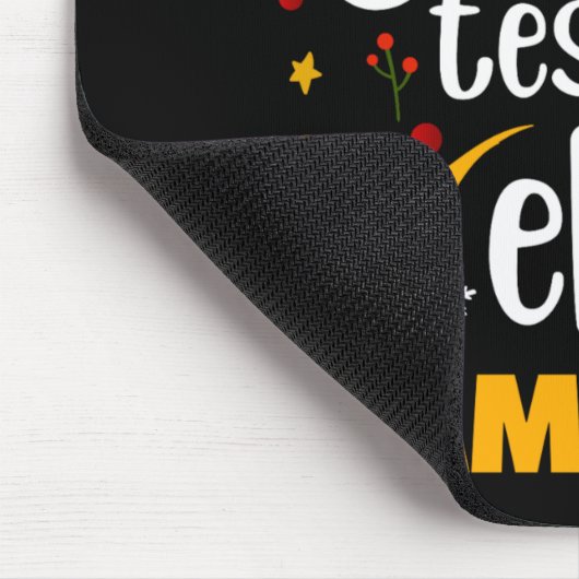 Tygraphy Cookie Tester Elf Family Matching Mousepad (Ecke)