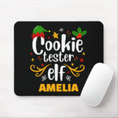 Tygraphy Cookie Tester Elf Family Matching  Mousepad (Mit Mouse)