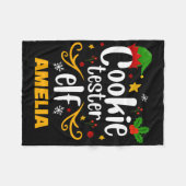 Tygraphy Cookie Tester Elf Family Matching T Shirt Fleecedecke (Vorderseite (Horizontal))