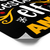 Tygraphy Cookie Tester Elf Family Matching T Shirt Poster (Ecke)